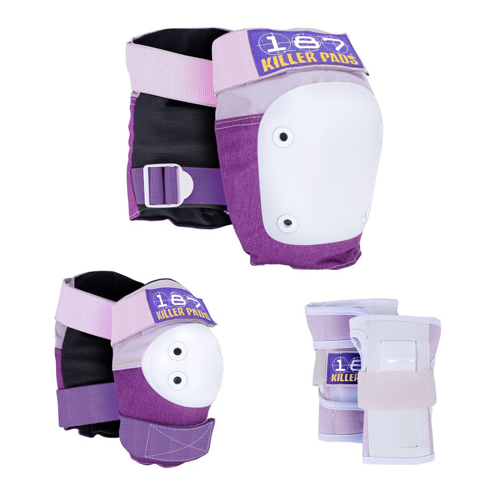 187 Killer Pads - Six Pack - Purple - Sada chráničů pro dospělé Velikost: XS