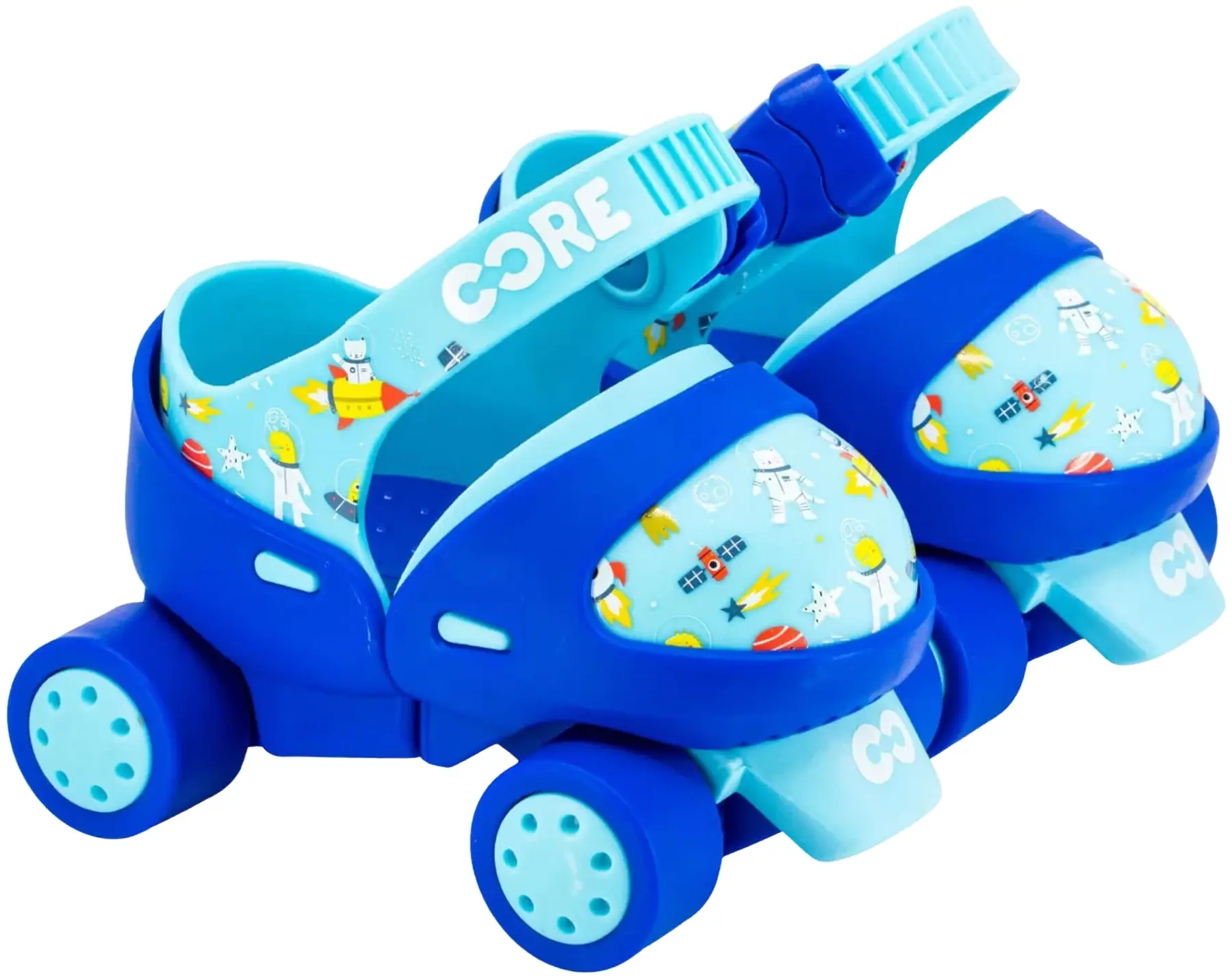 Core - Stomp & Roll Adjustable Kids Blue - Dětské nastavitelné brusle Velikost (brusle): 22-30