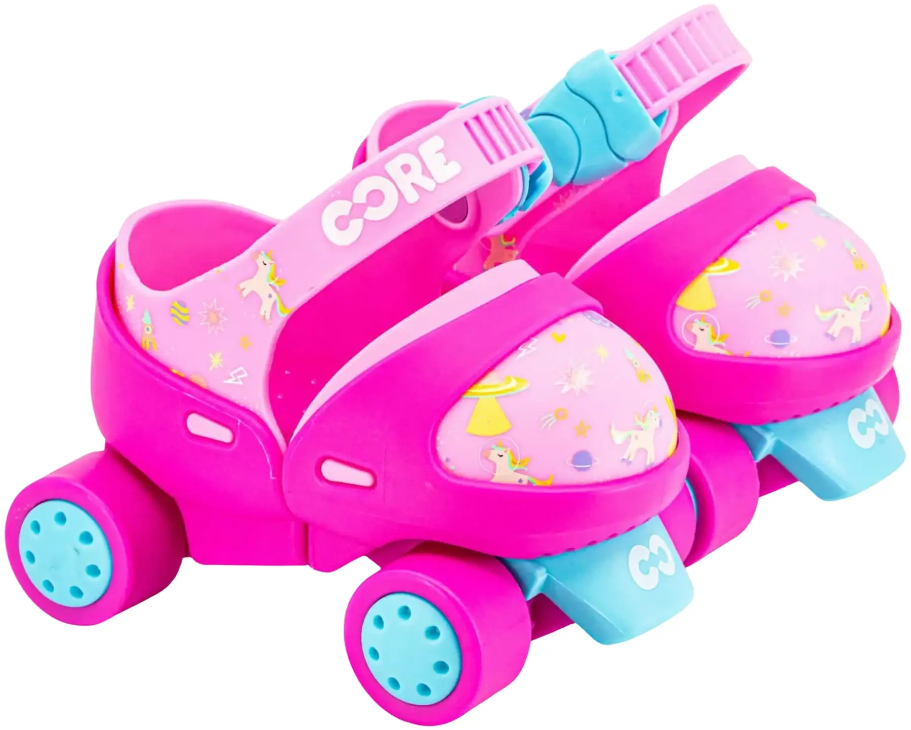 Core - Stomp & Roll Adjustable Kids Pink - Dětské nastavitelné brusle Velikost (brusle): 22-30