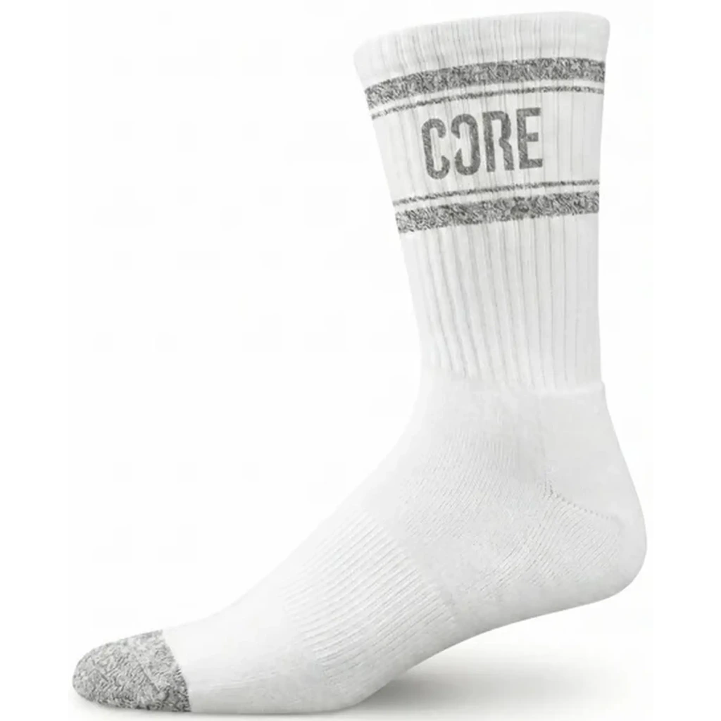 Core - Classic Performance Crew Skate Socks White - Ponožky Velikost ponožky: 39 - 42