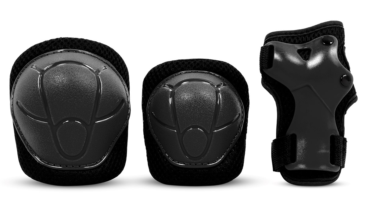 SFR - Essentials Youth Black - Dětská sada chráničů Velikost: L