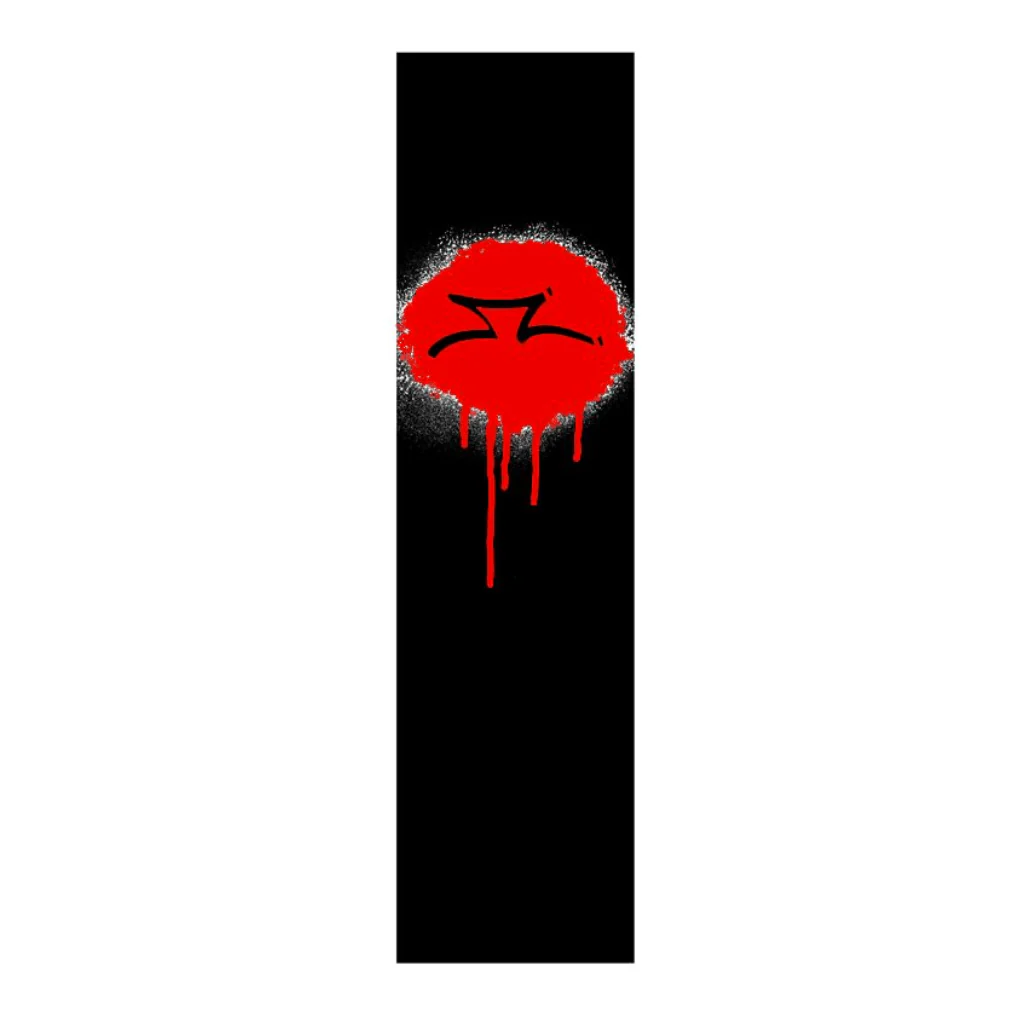 AO - 7" x 23" Overspray Red - Griptape na freestyle koloběžky