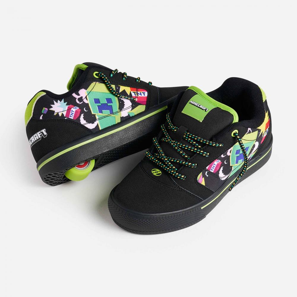 Heelys - Minecraft Pro 25 - Black/Green/Multi - koloboty Velikost boty: 40,5
