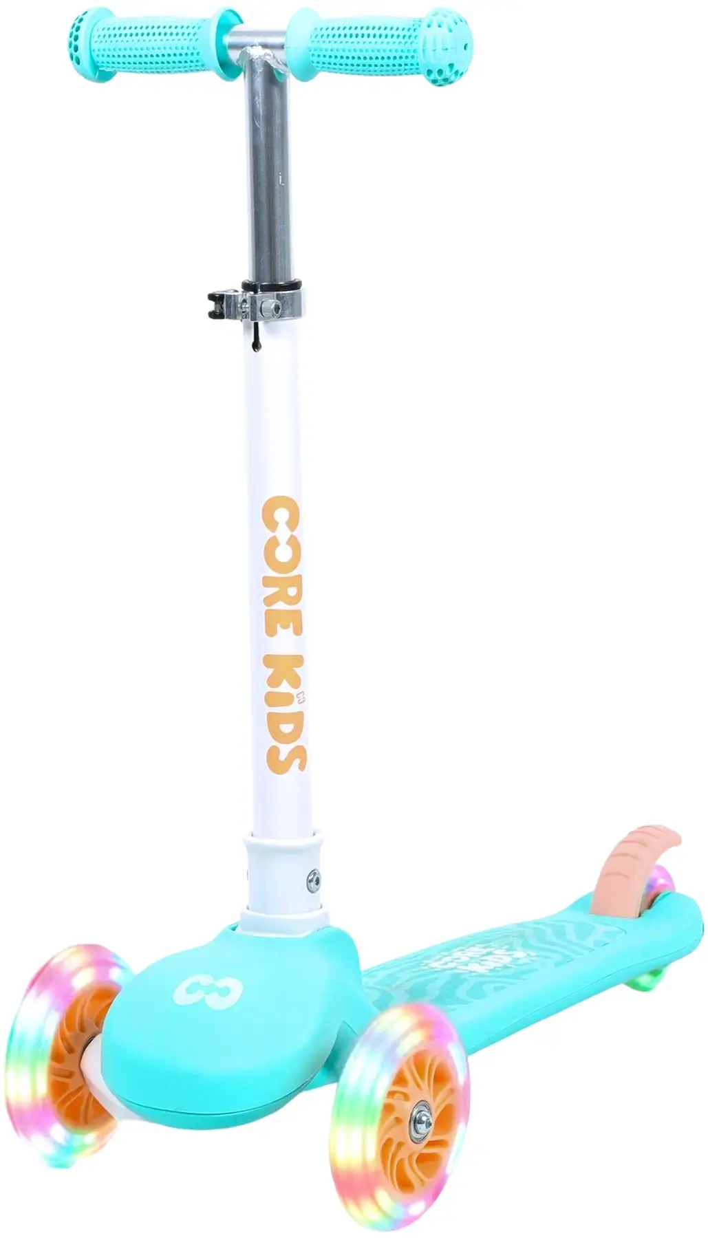 Core - Foldy 3 Wheel - Teal/Peach - Dětská koloběžka