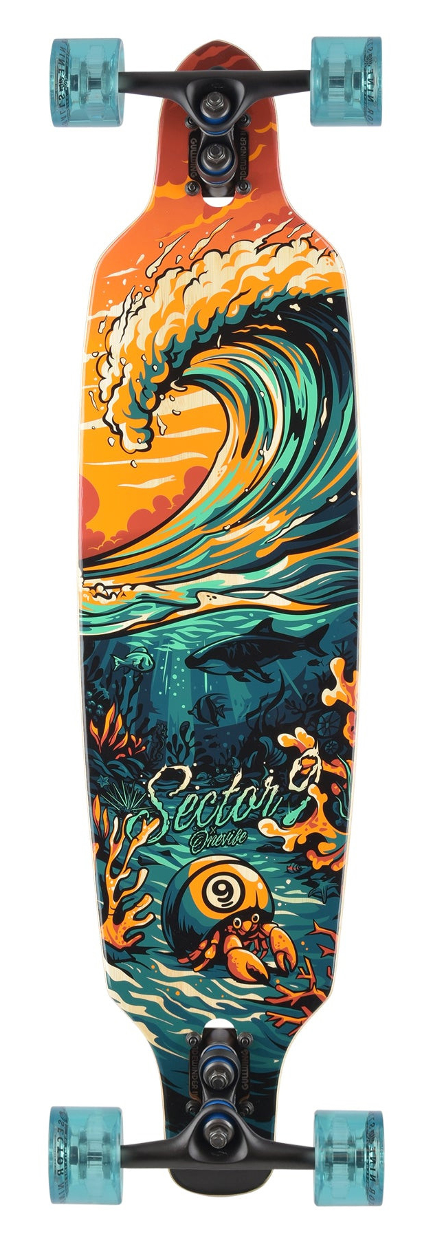 Sector 9 - Flipside Fractal 36“ - longboard