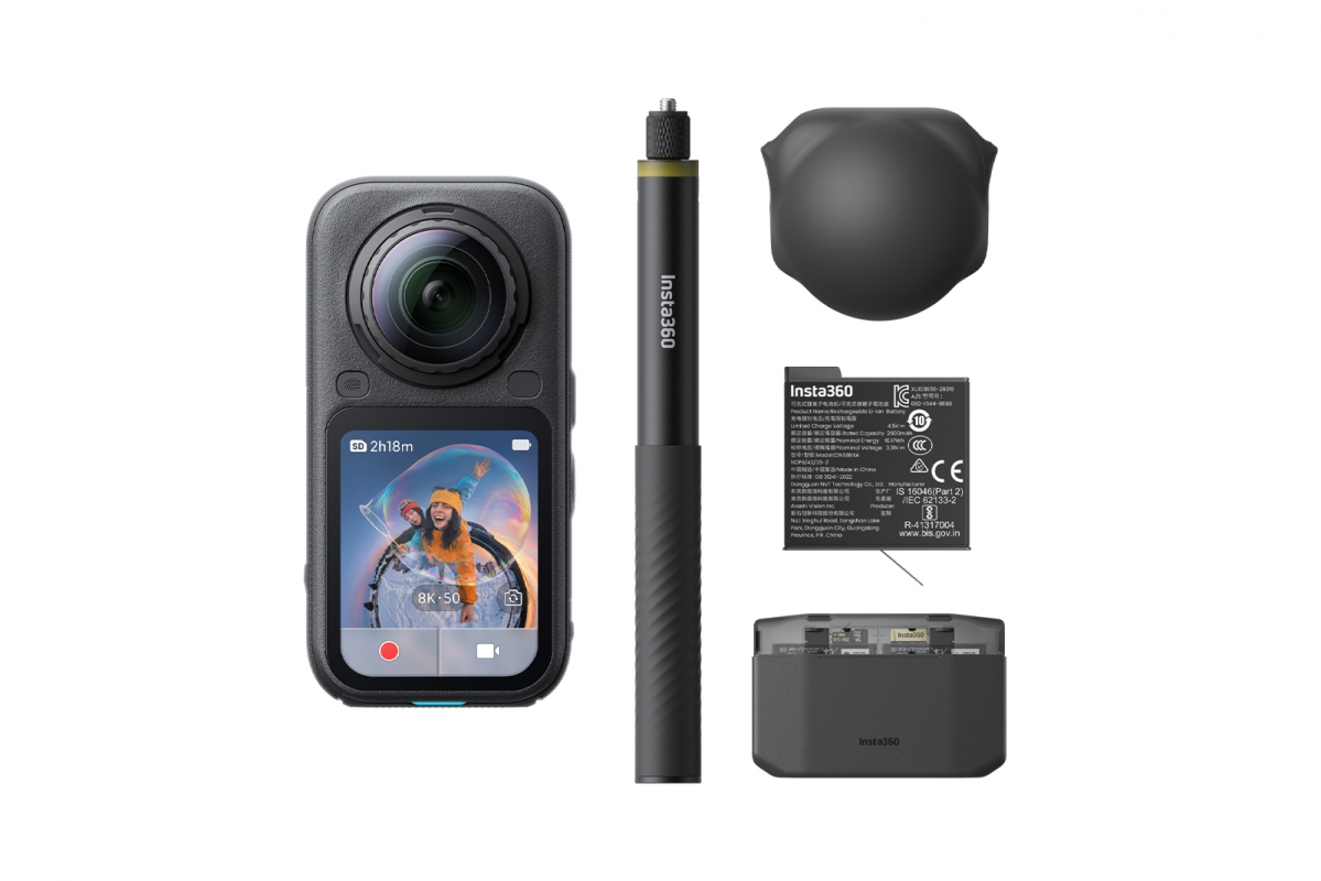 Insta360 - X6 Essentials Bundle (černá) - Akční kamera