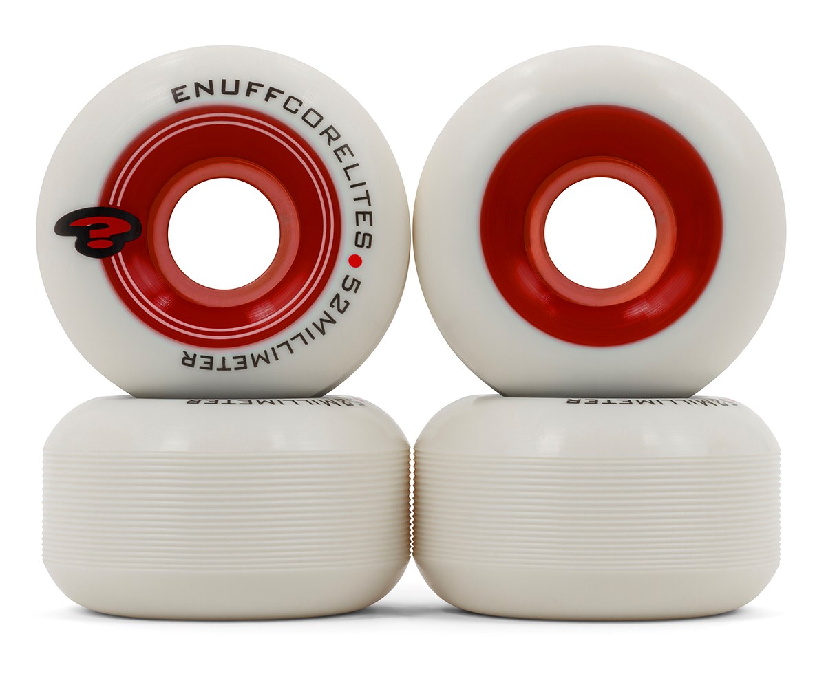 Enuff - Corelites 52 mm - 101a - Red - kolečka (sada 4ks)