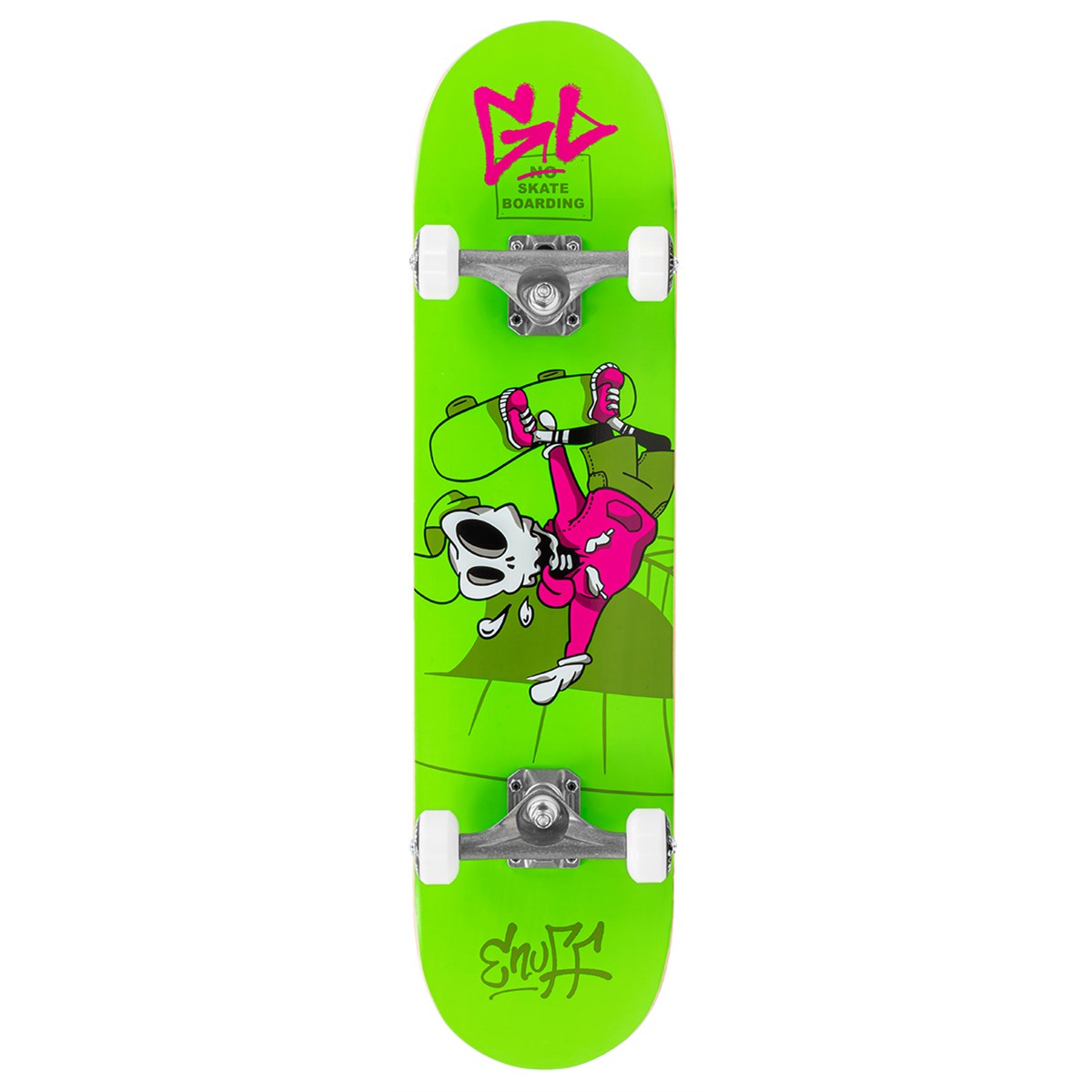 Enuff - Skully Green 7,75" / 7,25" - skateboard Šířka desky: 7,25" - 18,4 cm
