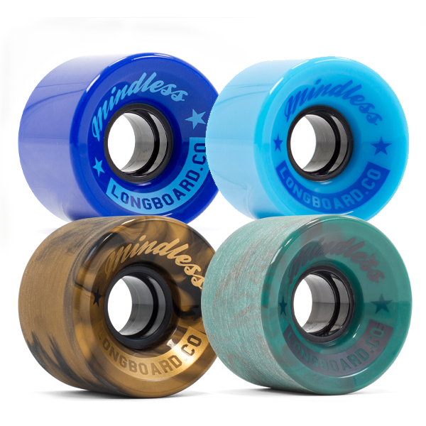 Levně Mindless - Cruiser Wheels 60 x 44 mm 83a (sada 4 ks) Barva: Modrá