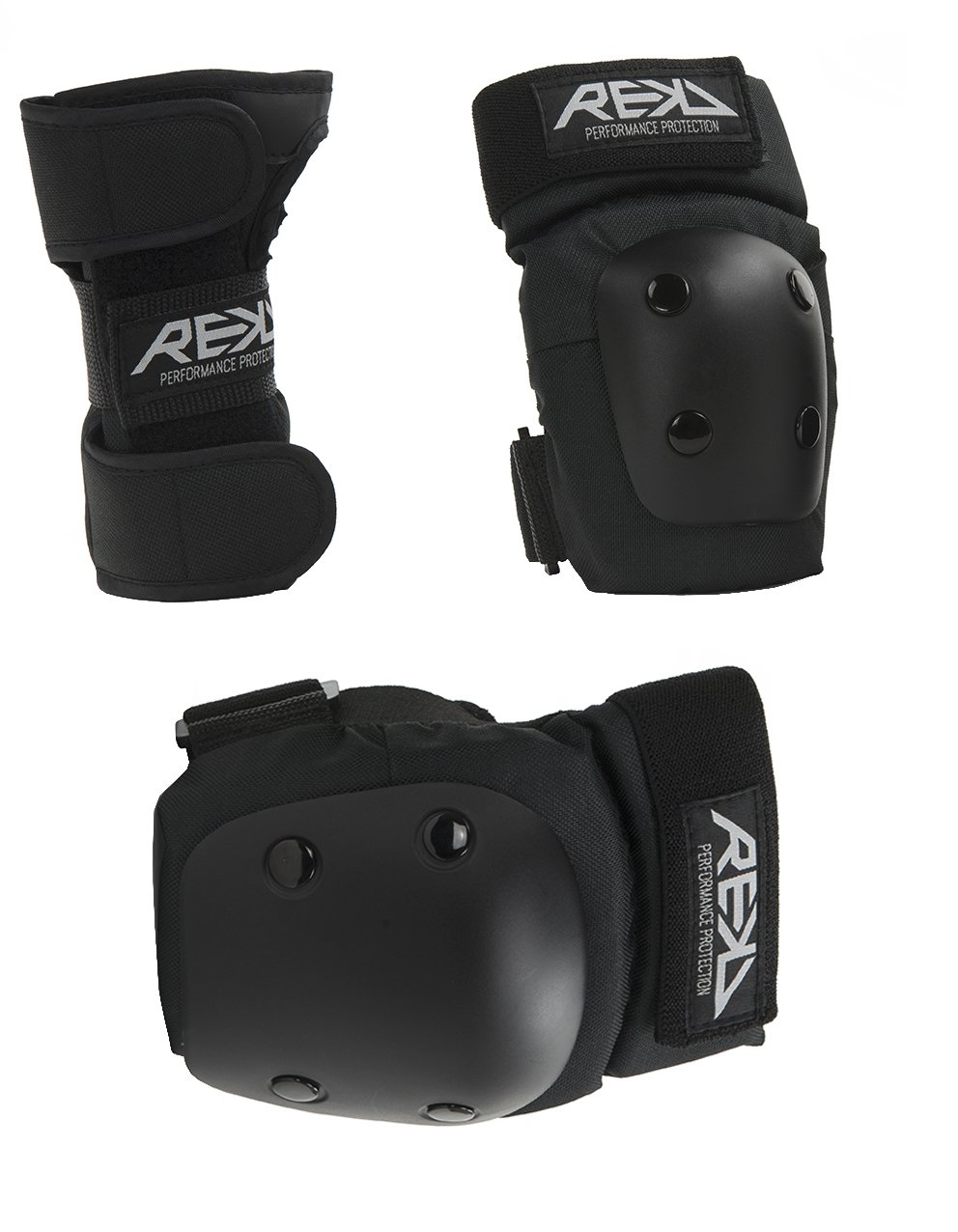 Rekd - Dětská sada chráničů - Junior Heavy Duty Black