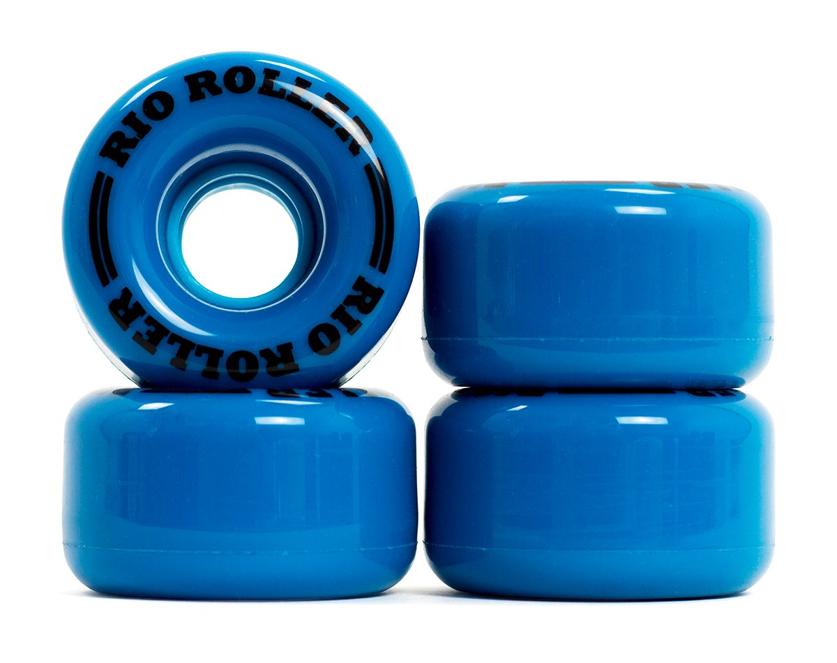 Levně Rio - Roller Coaster Blue 58mm / 62mm - 82a (sada 4 koleček)