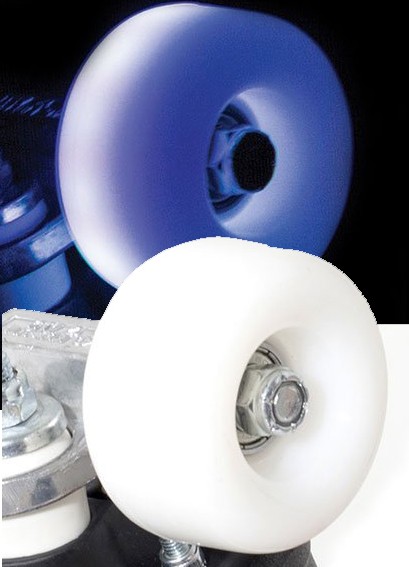 Rio - Roller Light Up 58mm/82a - White Frost (sada 4 koleček)