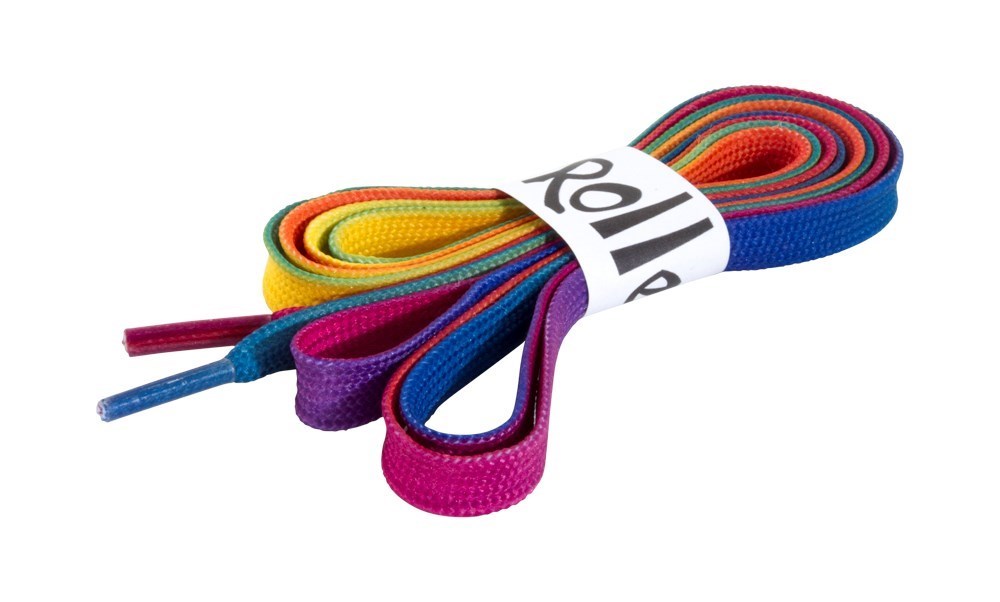 Levně Rio - Tkaničky - Rainbow 155cm/180cm Délka tkaniček: 155 cm