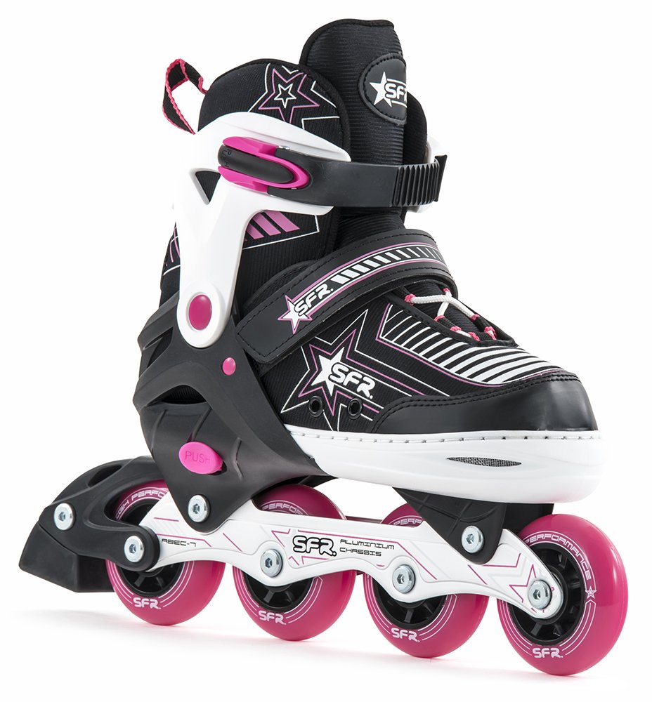 Levně SFR - Pulsar Pink - in-line nastavitelné brusle
