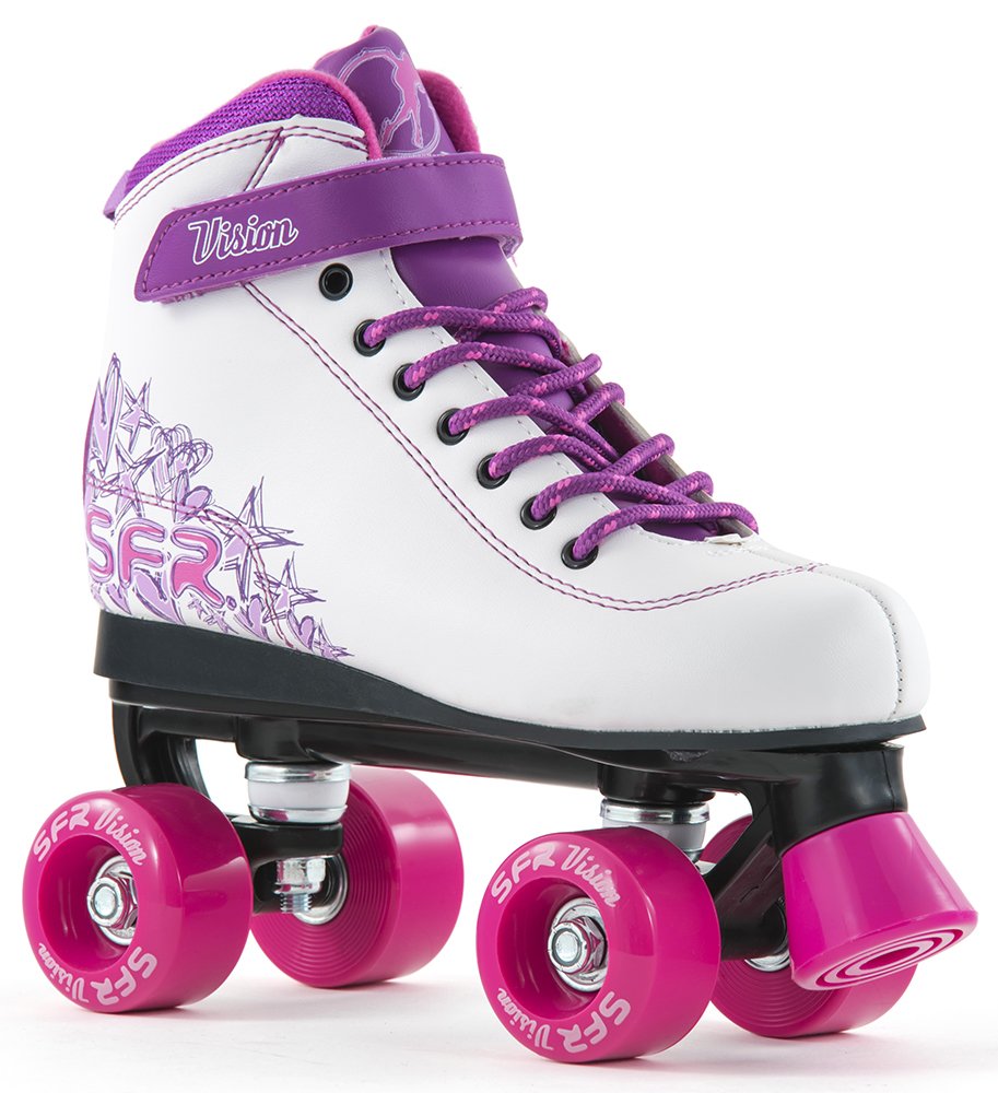 Levně SFR - Vision V2 Purple/Pink trekové brusle
