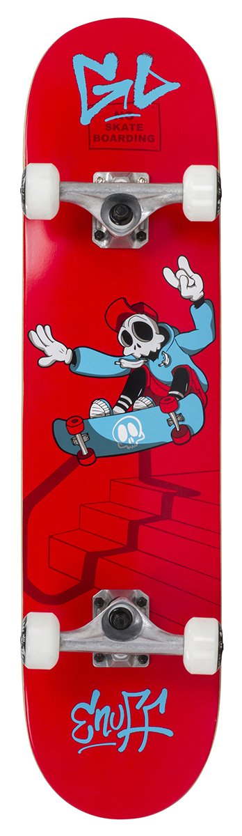 Enuff - Skully Red 7,75" / 7,25" - skateboard Rozměry: 7.25" palců