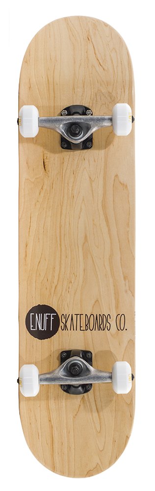 Enuff - Logo Stain - 8" - Natural skateboard