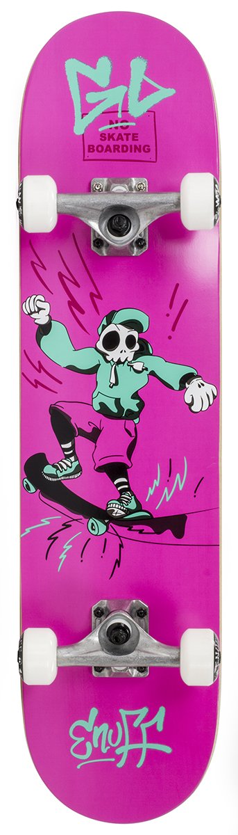 Enuff - Skully Pink 7,75" / 7,25" - skateboard Rozměry: 7.25" palců