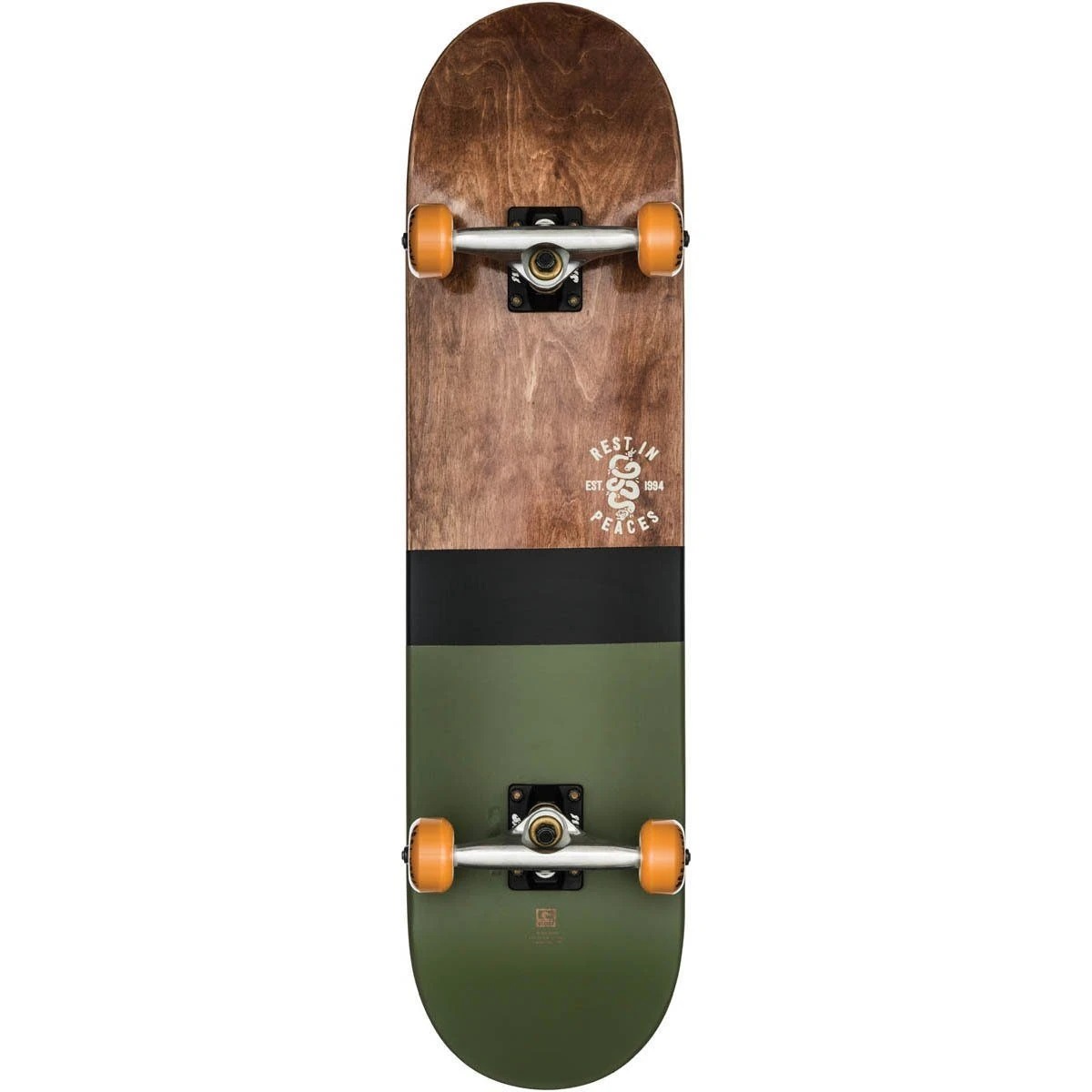 Levně Globe - G2 Half Dip 2 - Dark Maple/Hunter Green - 8" - skateboard