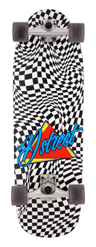D-Street - Check Warp Multi 32" - surfskate