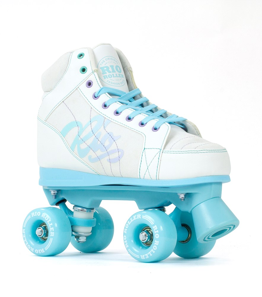 Rio Roller - Lumina White/Blue - trekové brusle Velikost (brusle): 39.5