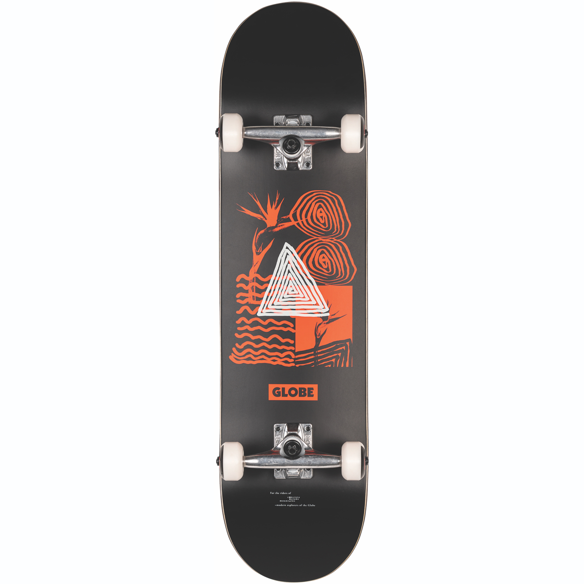 Levně Globe - G1 Fairweather 8,125" Black/Red - skateboard