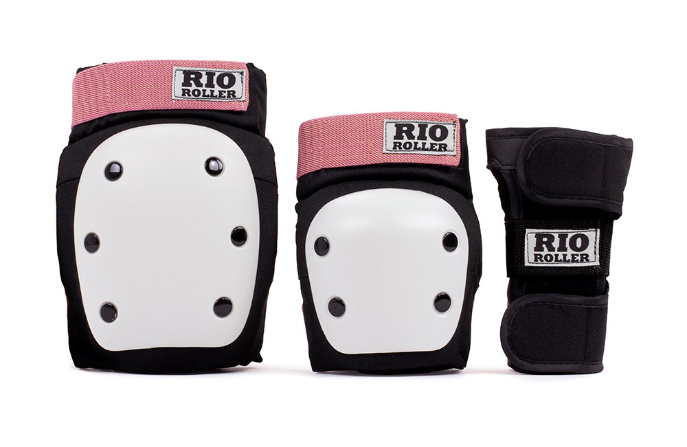 Levně Rio Roller - Dámská Sada chráničů - Triple Pad Set Black/Rose
