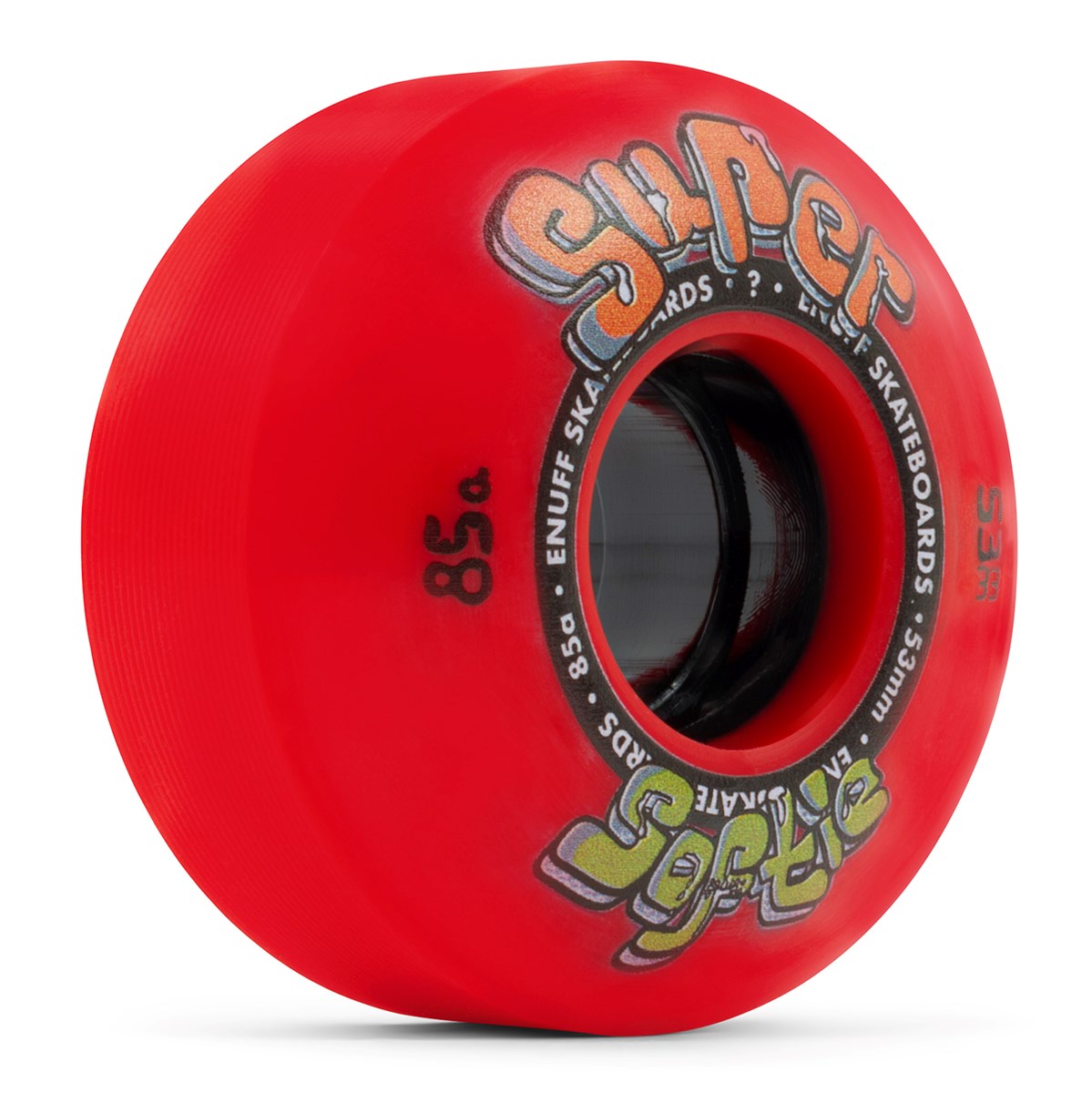 Levně Enuff - Super Softie 53/55 mm - 85a - Red - kolečka (sada 4ks) Průměr koleček: 53 mm