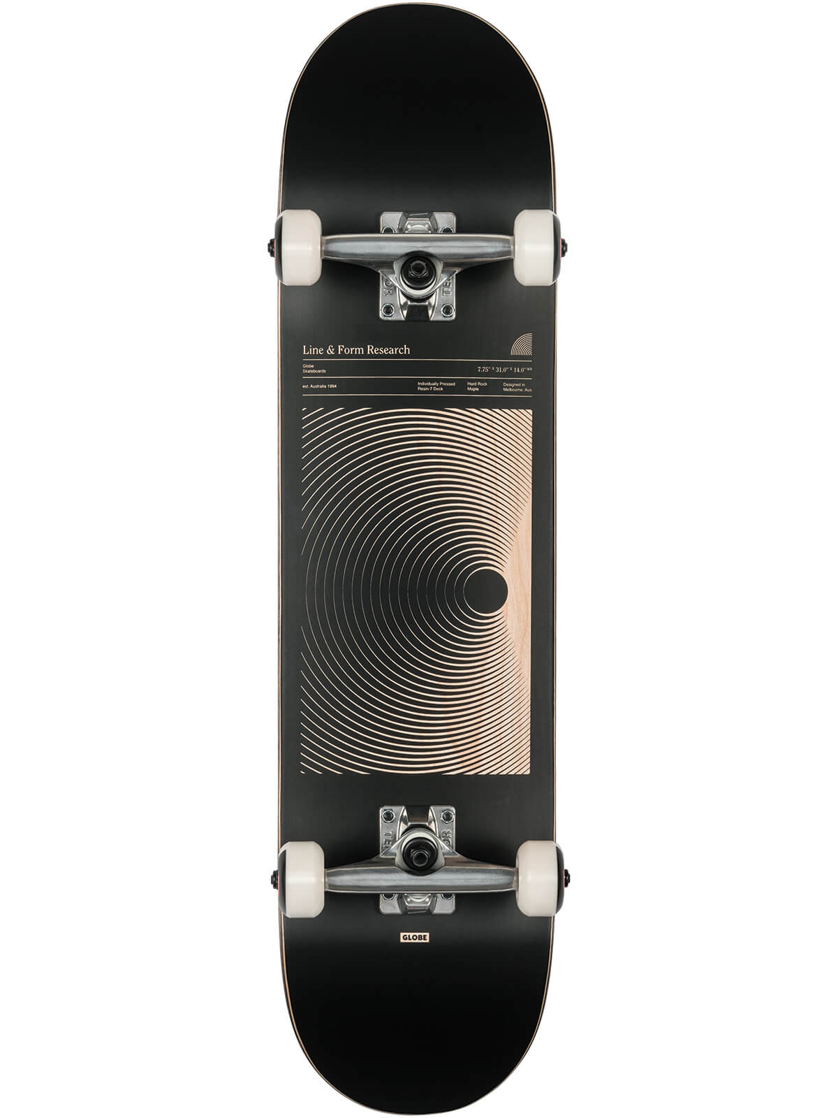 Globe - G1 Lineform 7,75" Black - skateboard