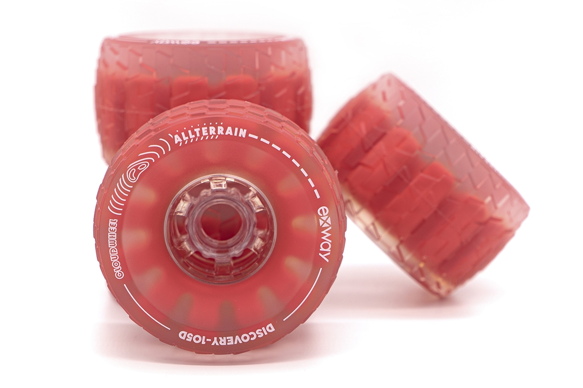 Levně Exway X1 Cloud Wheel 105mm (červená, 4ks)