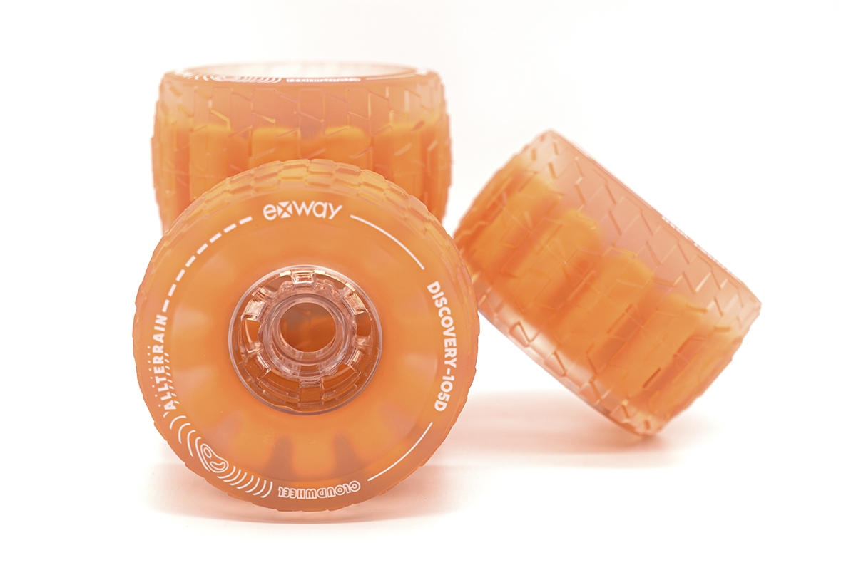 Levně Exway X1 Cloud Wheel 105mm (oranžová, 4ks)