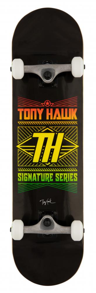 Tony Hawk - SS 180+ Stacked Logo Black - 8" - skateboard