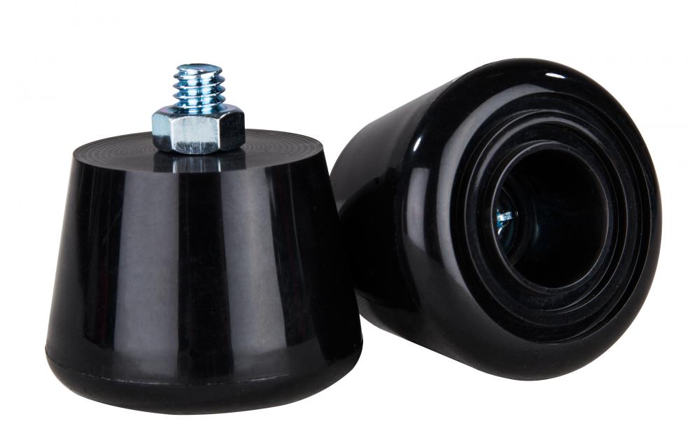 Rookie - All Star Toestop Black - brzda na trekové brusle