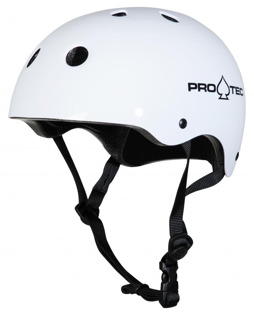 Pro-Tec - Classic Cert Gloss White - helma Velikost: XS