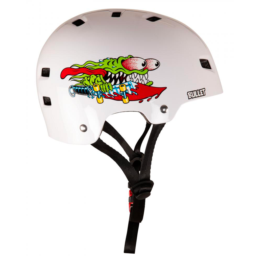 Levně Bullet - Santa Cruz Slasher Gloss White - helma