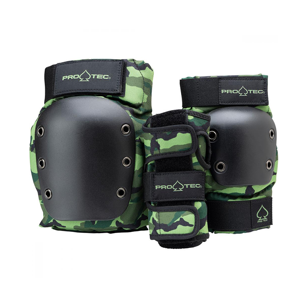 Pro-Tec - Street Gear Junior 3 Pack Open Camo - Dětská sada chráničů Velikost: M