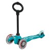 Micro - Mini Deluxe 3v1 Aqua - Dětské odrážedlo a koloběžka