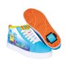 Heelys - Spongebob Racer 20 Mid - Cyan/Lt Lime/Orange - koloboty
