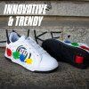 Breezy Rollers - Splash White/Black/Multi - boty s kolečkem