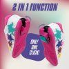 Breezy Rollers - Splash White/Pink - boty s kolečkem