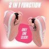 Breezy Rollers - Classic Pink/White - boty s kolečkem