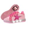 Breezy Rollers - svítící boty s kolečkem - Pink/Pink