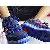 Breezy Rollers - Light Beam Blue/Red - boty s kolečkem