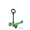 Micro - Mini Classic 3v1 LED green - dětská koloběžka
