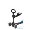 Micro - Mini Classic 3v1 LED black - dětská koloběžka