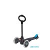 Micro - Mini Classic 3v1 LED black - dětská koloběžka