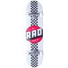 RAD - Logo Checker Stripe White/Red