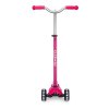 Micro - Maxi Micro Deluxe Pro LED pink - Dětská koloběžka - pohled ze předu