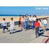 Breezy Rollers -  Jumper White/Grey/Red - boty s kolečkem