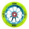 CORE CD1 Spoked Stunt Lime/Blue - kolečko na freestyle koloběžku